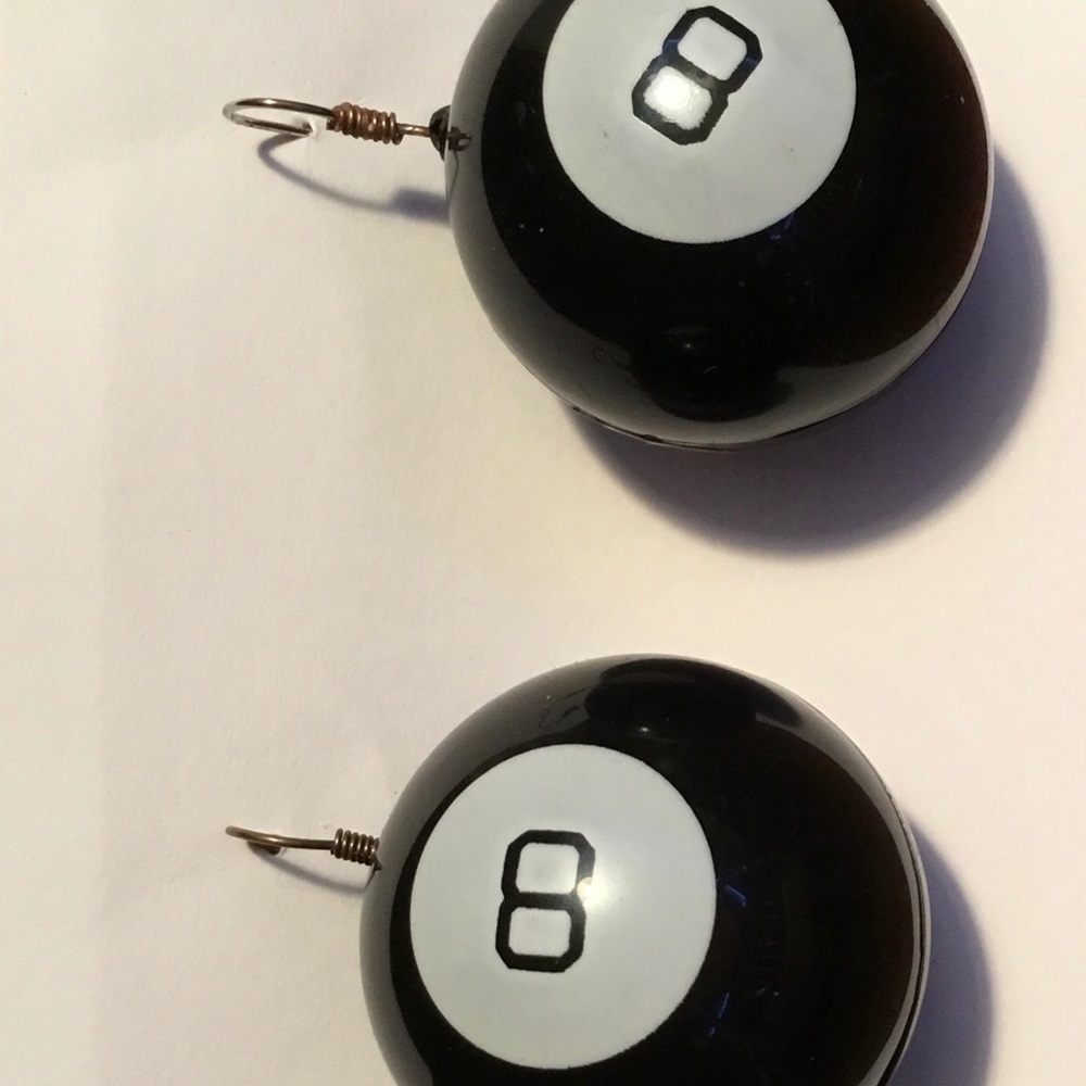 Mini Magic 8 Ball Earrings